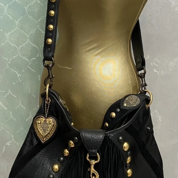 Authentic Gucci Babouska Black Leather Hobo Shoulder Bag - Picture 11 of 17